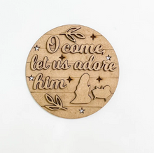 Nativity MDF Wood Cut Shapes Set