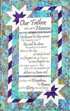 Prayer Chain Quilt Pattern & Lord's Prayer Fabric Panel Kit