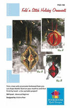 Fold'n Stitch Holiday Ornaments Pattern