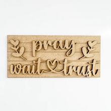 Pray Big MDF Wood Cut Shapes Set