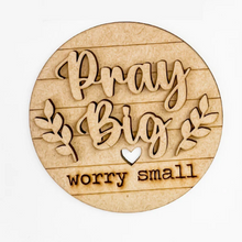 Pray Big MDF Wood Cut Shapes Set