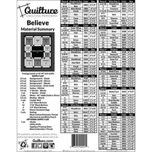 Believe Nativity Quilt Pattern