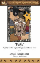 Faith Angel Wings Applique Wall Hanging Pattern
