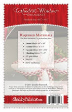Cathedral Window Ornaments Pattern