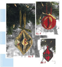 Fold'n Stitch Holiday Ornaments Pattern