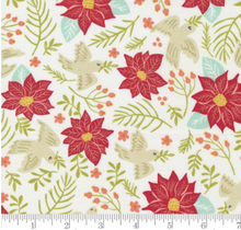 Joyful Joyful Peace Birds Cream Cotton Fabric