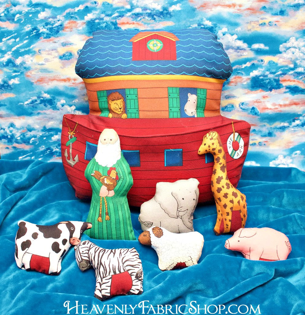 人気のクリスマスアイテムがいっぱい！ Soft Ark Noah's Toy Heavenly – Panel Fabric Cotton Set 155cm-160cm未満