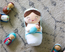 Shining Light Mother Mary & Baby Jesus Plush Doll