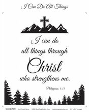 I Can Do All Things Through Christ Quilt Pattern & Fabric Panel Kit