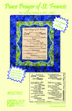 Peace Prayer of St. Francis Quilt Pattern & Fabric Panel Kit