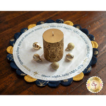 Silent Night Scalloped Table Topper Pattern & Iron On Transfer