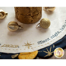 Silent Night Scalloped Table Topper Pattern & Iron On Transfer