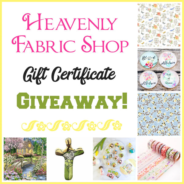 Springtime Gift Certificate Giveaway!
