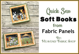 Make Quick Sew Soft Books for Christmas!