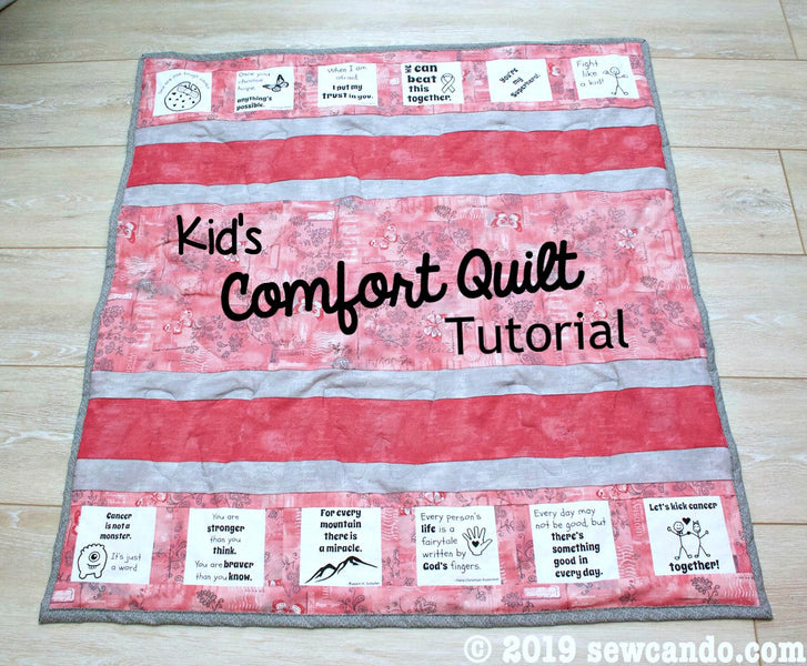 Kid's Comfort Quilt Tutorial