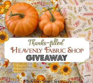 Thanks-Filled $25 Store Gift Code Giveaway!