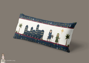 No Room At The Inn Bench Pillow or Table Runner Pattern