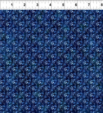 Glorious Garden Blue Vine Cotton Fabric