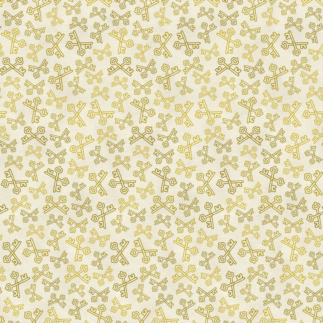 Leo XIV Devine Entry Tan Cotton Fabric