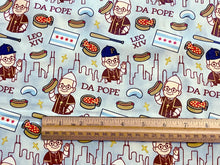 Leo XIV Da Pope Blue Cotton Fabric