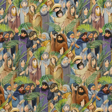 Lamb of God Townspeople Cotton Fabric