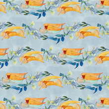 Lamb of God Angel Stripe Cotton Fabric