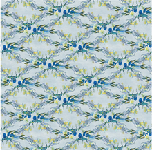 Lamb of God Floral Stripe Cotton Fabric