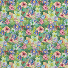 Lamb of God Floral Cotton Fabric