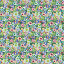 Lamb of God Floral Cotton Fabric