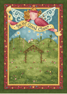 Star of Wonder Be of Good Cheer Cotton Fabric Panel