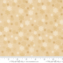 Holiday Cheer Natural Snowflakes Cotton Fabric