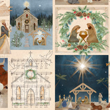 O' Holy Night Adore Him Patch Cotton Fabric