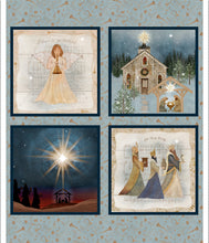 O' Holy Night Block Cotton Fabric Panel