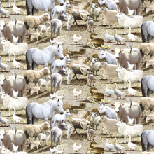 Let Us Adore Him Miracle Witness Cotton Fabric