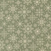 Gingerbread Lane Snowflakes Mistletoe Cotton Fabric