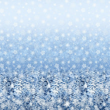 All That Glitters Ombre Snowflake Sparkle Cotton Fabric