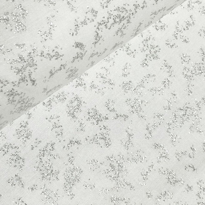 All That Glitters Speckle White Cotton Fabric