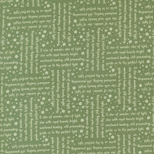 Starberry Star of Wonder Words Green Cotton Fabric