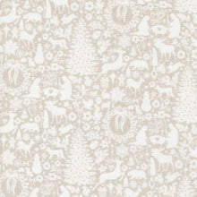 Pine Valley Nativity Damask Fog Cotton Fabric