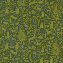 Pine Valley Nativity Damask Mistletoe Cotton Fabric