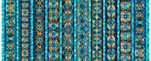Bohemian Sunrise Celestial Decorative Stripe Cotton Fabric
