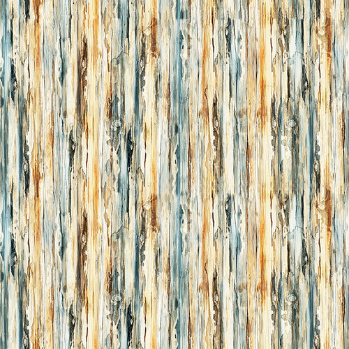 Running With The Pack Bark Stripe Blender Cotton Fabric