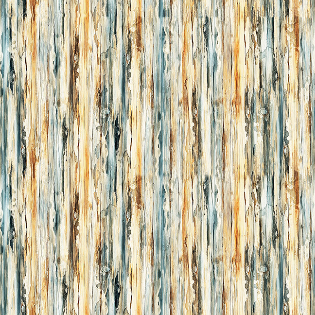 Running With The Pack Bark Stripe Blender Cotton Fabric