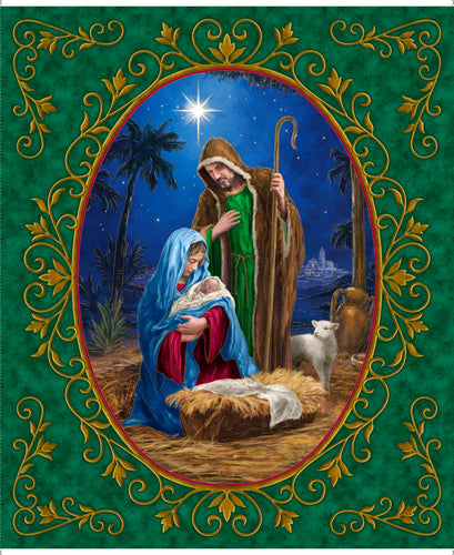 Heavenly Night Cotton Fabric Panel