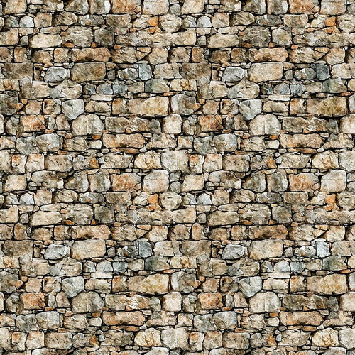 Earthly Delights Stone Pavers Cotton Fabric