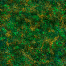 Spirit of Ireland Distressed Metal Texture Forest Blender Cotton Fabric