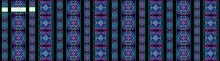 Royale Stained Glass Stripe Cotton Fabric