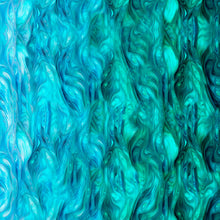 Horizons Ombre Wave Turquoise Cotton Fabric