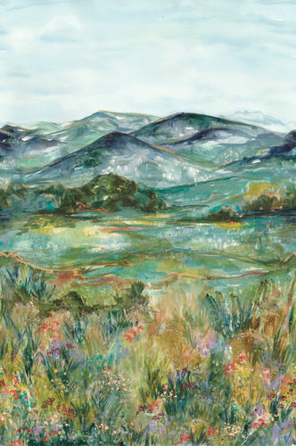 Wanderlust Mountains Cotton Fabric