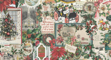 Candlelight Christmas Collage Cotton Fabric